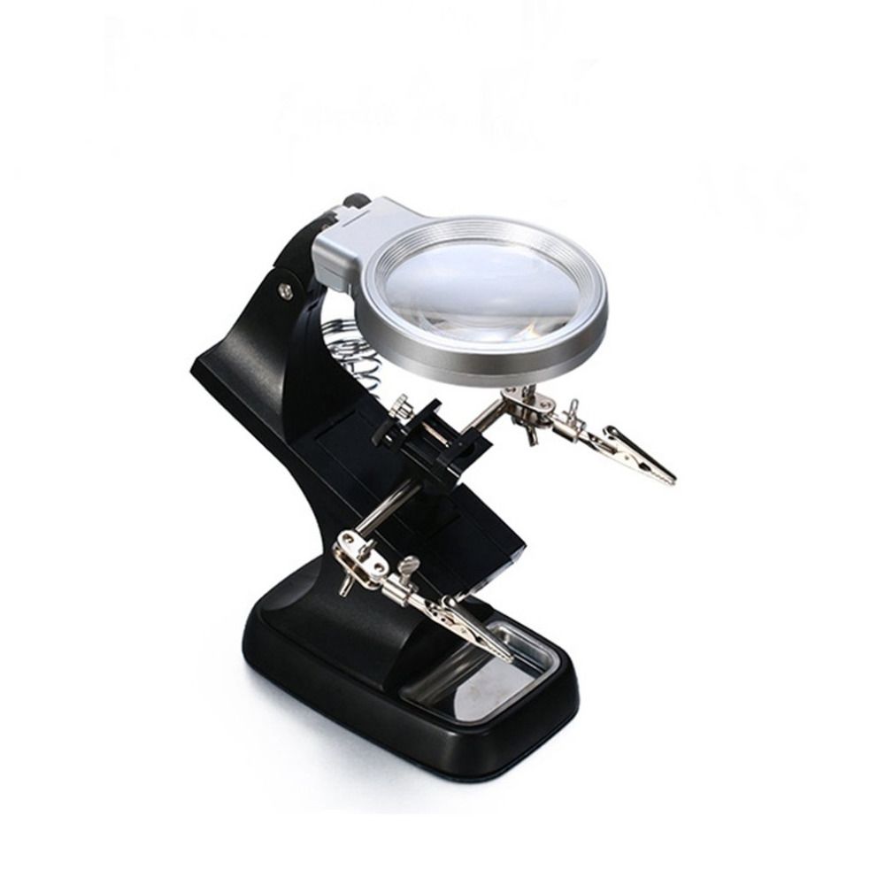 360 Degrees Rotation Led Maintenance Lamp Magnifying Glass 3x 4 5x Desk Lens Clamp Stand Light Magnifie Personalised Gifts 10x