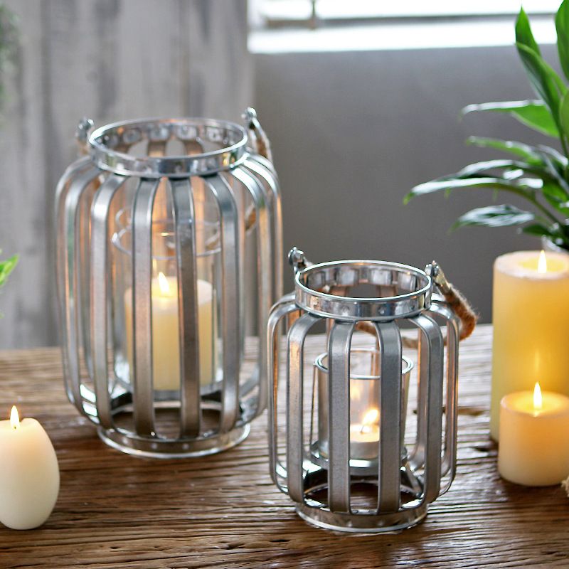 hanging hurricane candle holders