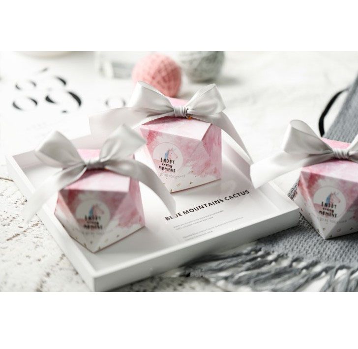 Gift Box Valentines Day Hexagon Chocolate Candy Gift Cake Box