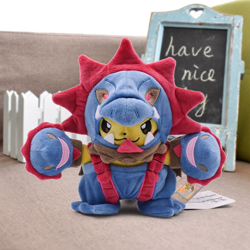 pikachu hydreigon plush