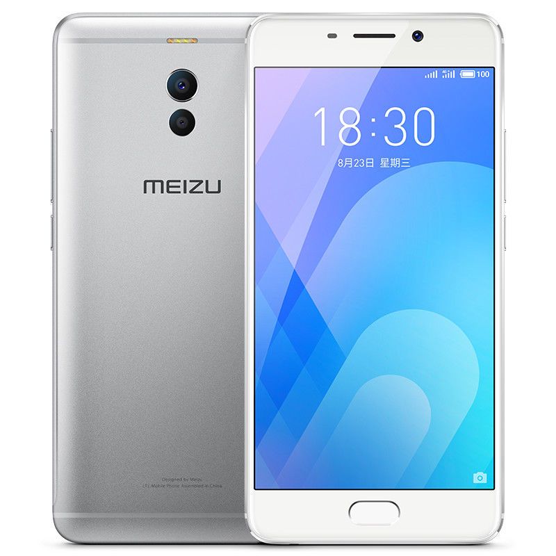 T￩l￩phone mobile meizu m note6 (couleur argent￩e)