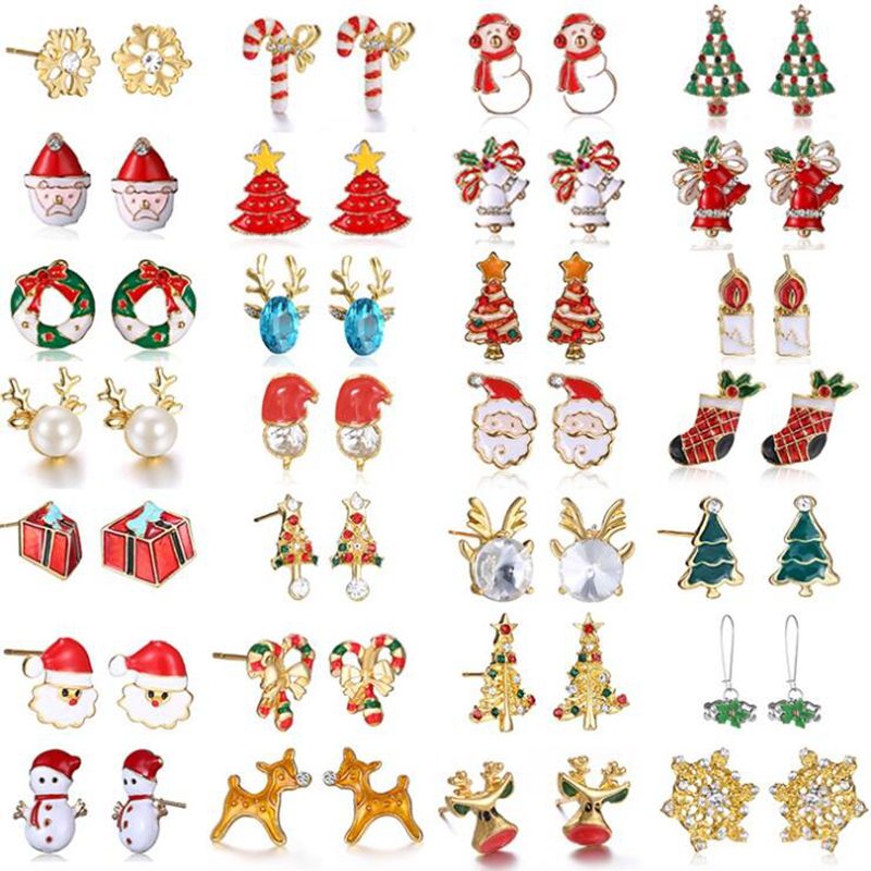 Immagini Donne Di Natale.Acquista Orecchini Nuove Donne Di Moda Babbo Natale Pupazzo Di Neve Albero Di Natale Bell Gioielli Di Natale Orecchino Di Natale Le Donne Regali Ear Studs A 3 68 Dal Nyk6 Dhgate Com