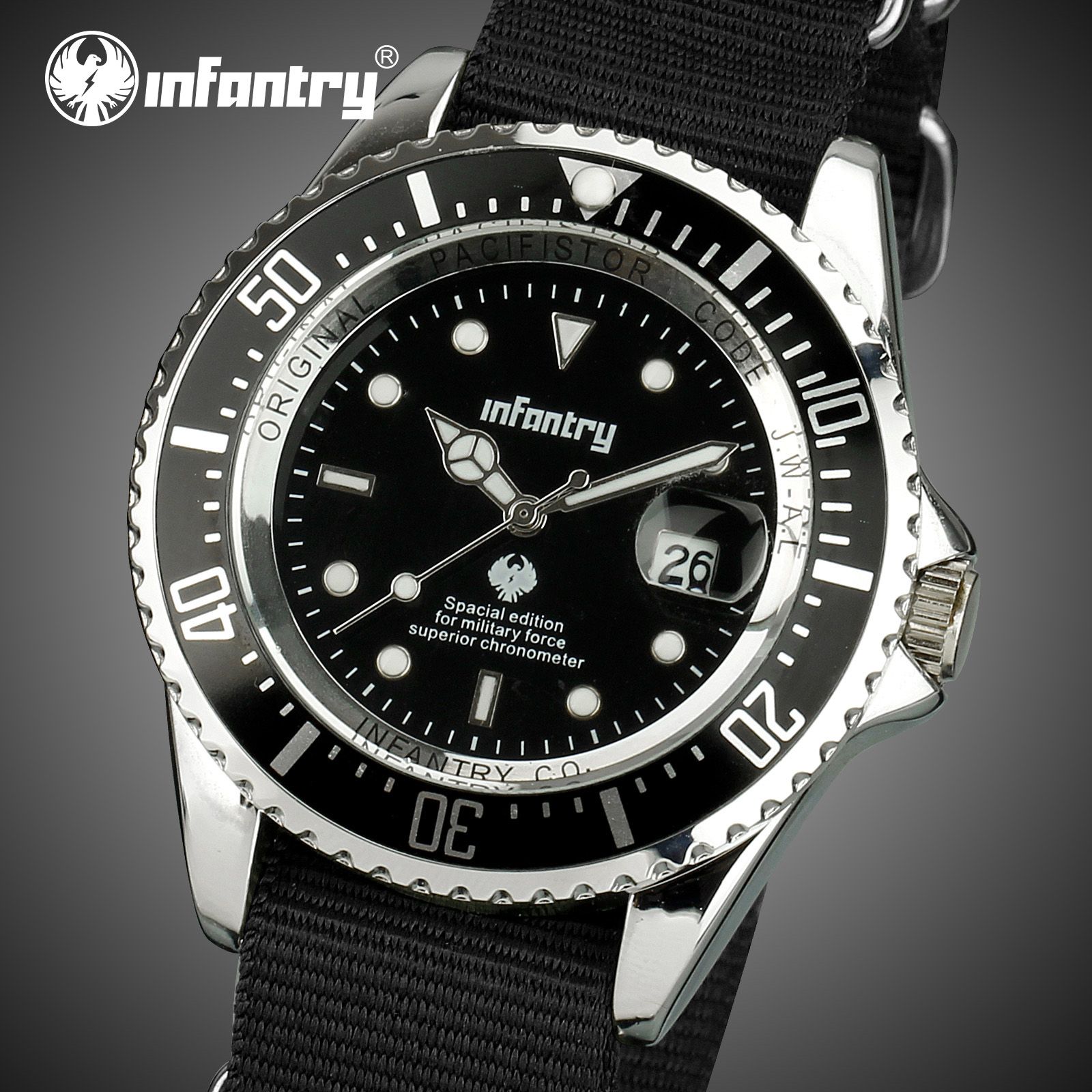 digital watch nato strap