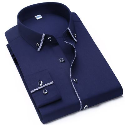 camicia blu