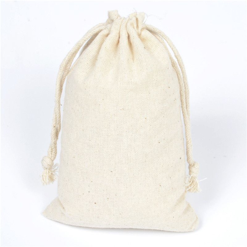 canvas bolsas drawstring