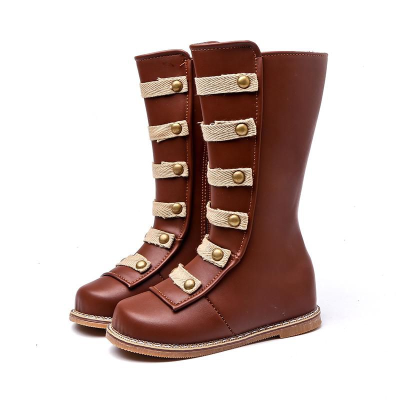 Acquistare Autunno Inverno Bambina In Pelle Stivali Bambini Peluche Scarpe  A Metà Polpaccio Moda Roma Stivali Impermeabili Bambini Stivali In Gomma  Bambini Economico | Consegna Veloce E Qualità | DHgate Italy