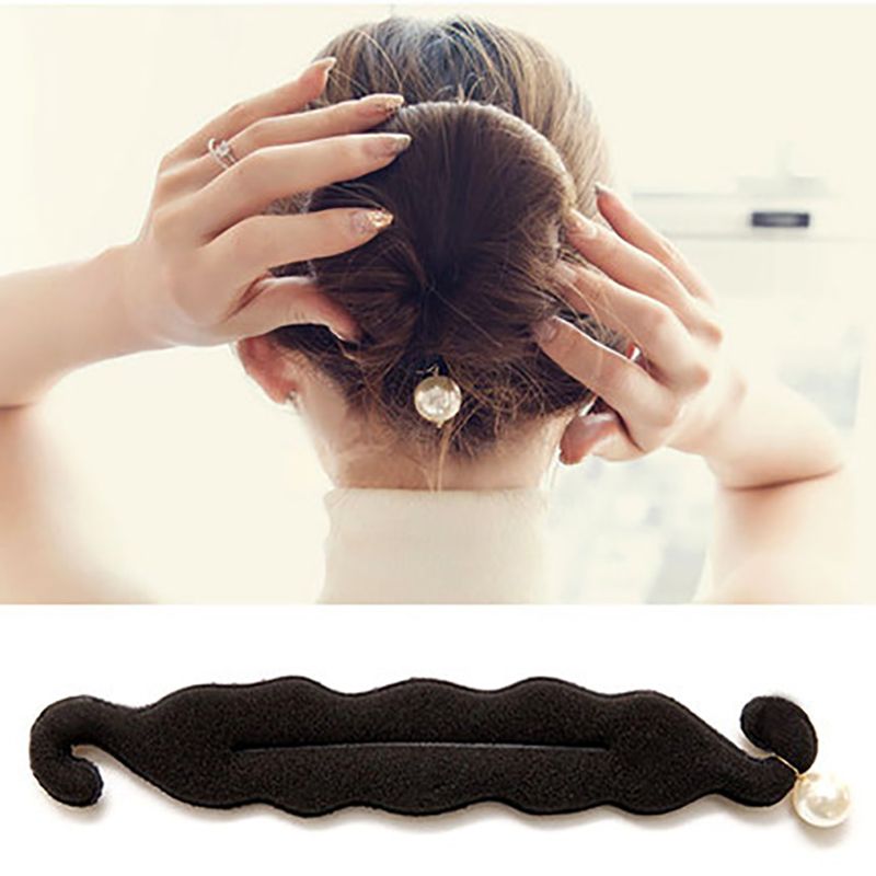 Women Magic Foam Sponge Hairdisk Hair Device Donut Quick Messy Bun