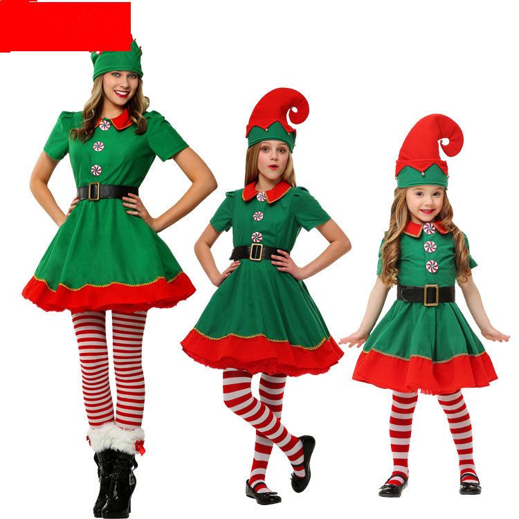 Vestidos verdes de Navidad para hombres y mujeres. Vestidos de elfo. Vestidos de navidad. Cachemira. Otoño Vestidos verdes de Navidad para hombres y mujeres. Vestidos de elfo. Vestidos de navidad. Cachemira. Otoño