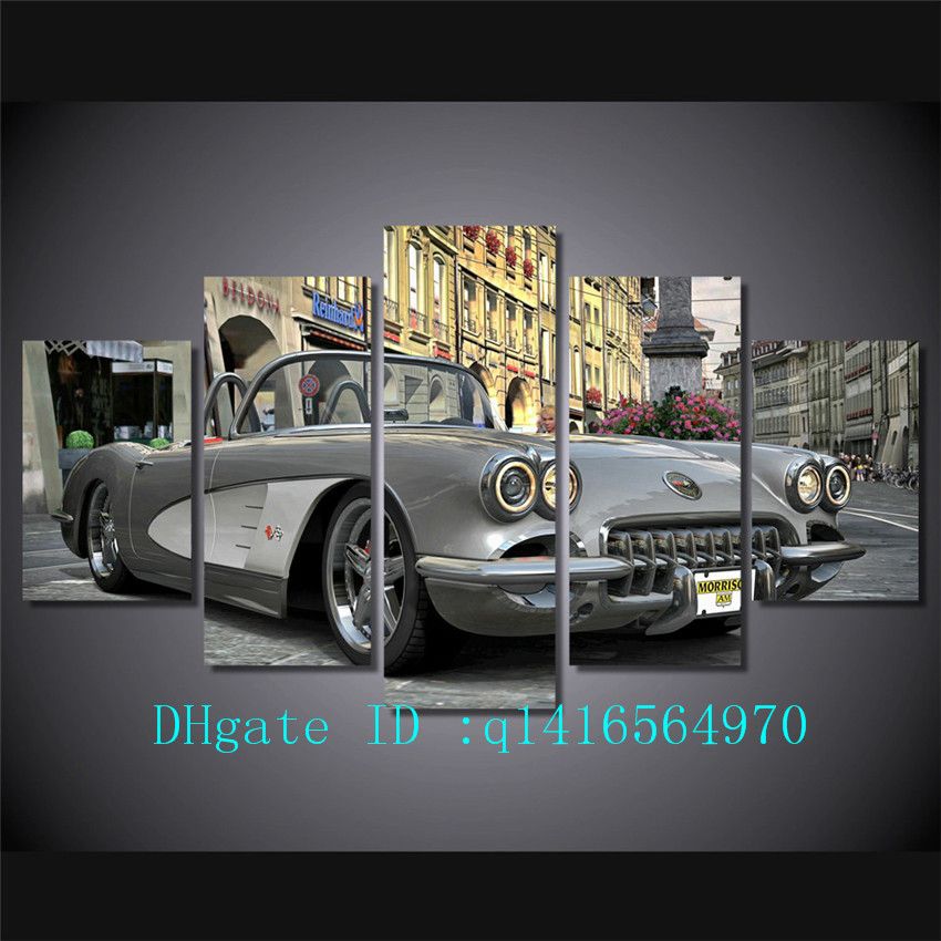 2020 Retro Classic Car Canvas Prints Wall Art Oil Painting Home Decor Unframed Framed From Q1416564970 19 03 Dhgate Com