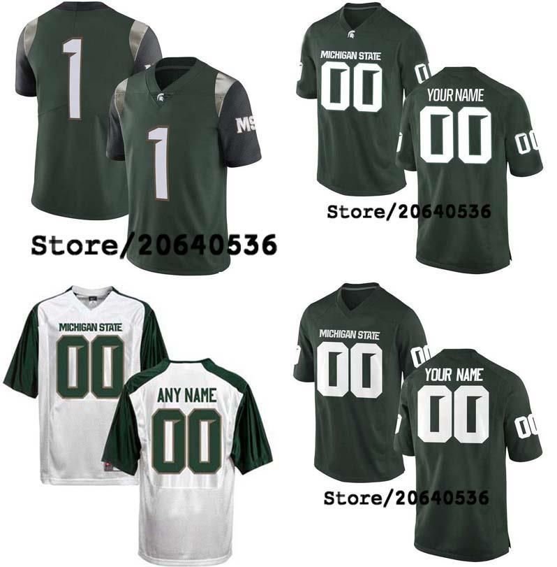 michigan state football jersey custom