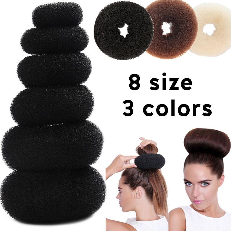 Hair Bun Maker Donut Magic Foam Sponge Easy Big Ring Hair Styling