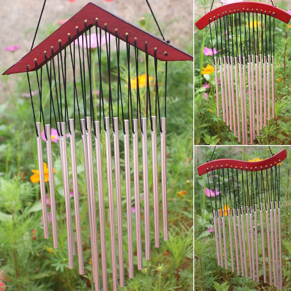 60 centimetri Windchimes mano di bambù 6 tubi Hanging Ornament casa Garden