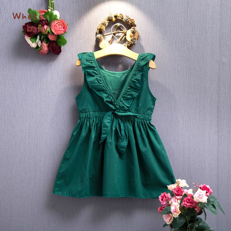 robe verte bebe