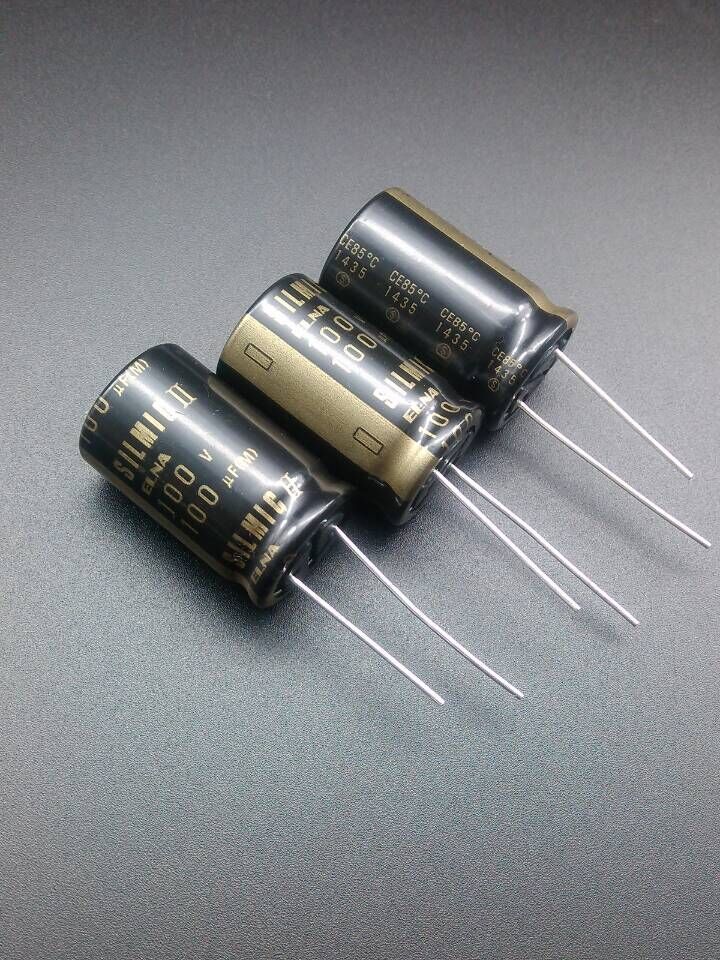 10Pcs Japan ELNA 100V 100UF RFS SILMIC II HIFI Audio Capacitor Product in 2019