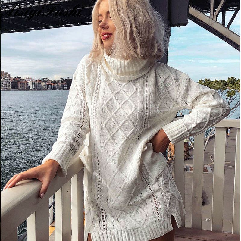 womens oversized sweater dress