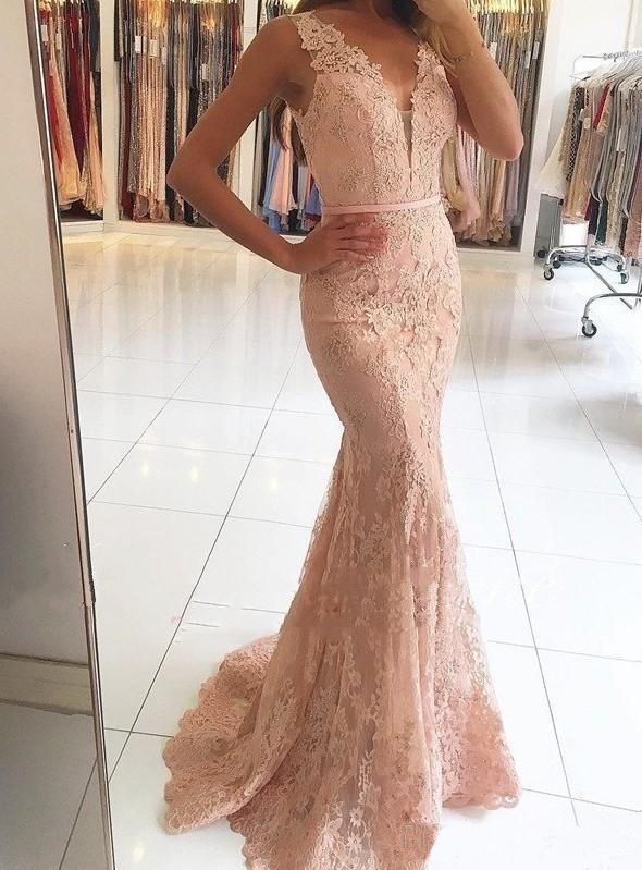 modest mermaid prom dresses