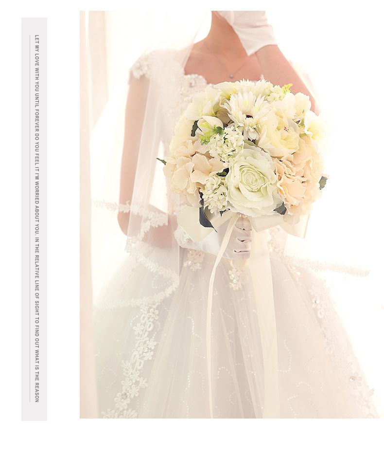2020 New Bridal Wedding Bouquet Handmade Roses Lily Hybrid Buque De Noiva Wedding Flowers Bridal Bouquets Pristian Types Of Flowers For Weddings Wedding Flower Prices From Blue Dress 29 55 Dhgate Com