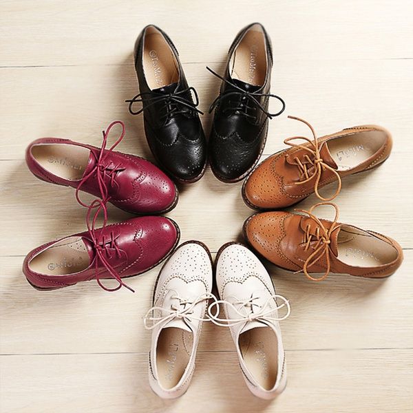 zapatos oxford para mujer