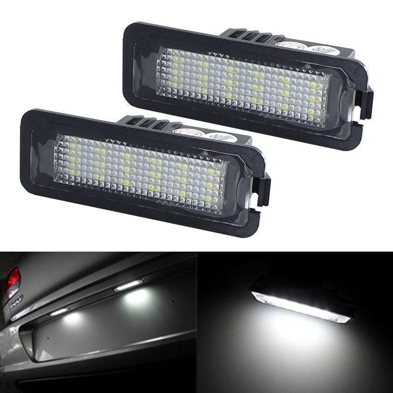 vw golf number plate bulb