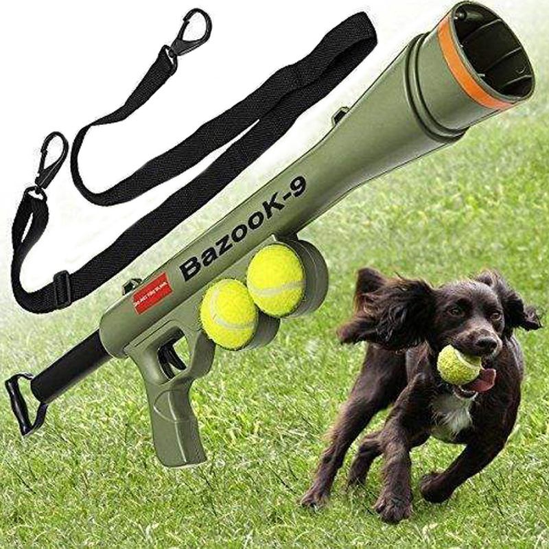interactive tennis ball dog toy