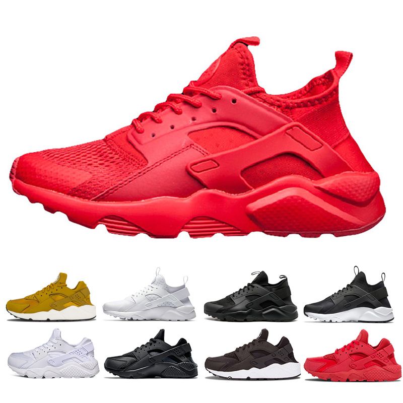 triple red huaraches womens