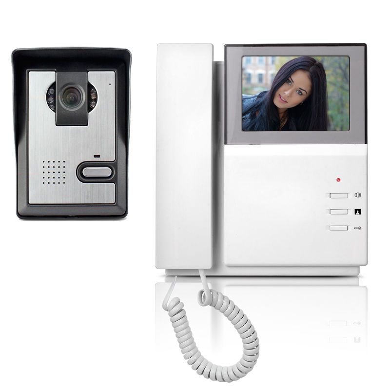 Details about   7" Video Door Phone Intercom Doorbell RFID Camera for 3 Apartment Door Phone 