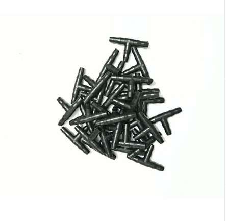 50Pcs Irrigation Connector Micro Pipe System 4/7mm Barb Watering Drip Tee Hose 50Pcs Irrigation Connector Micro Pipe System 4/7mm Barb Watering Drip Tee Hose