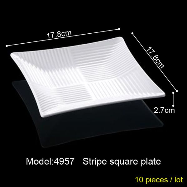 4957 Stripe plate