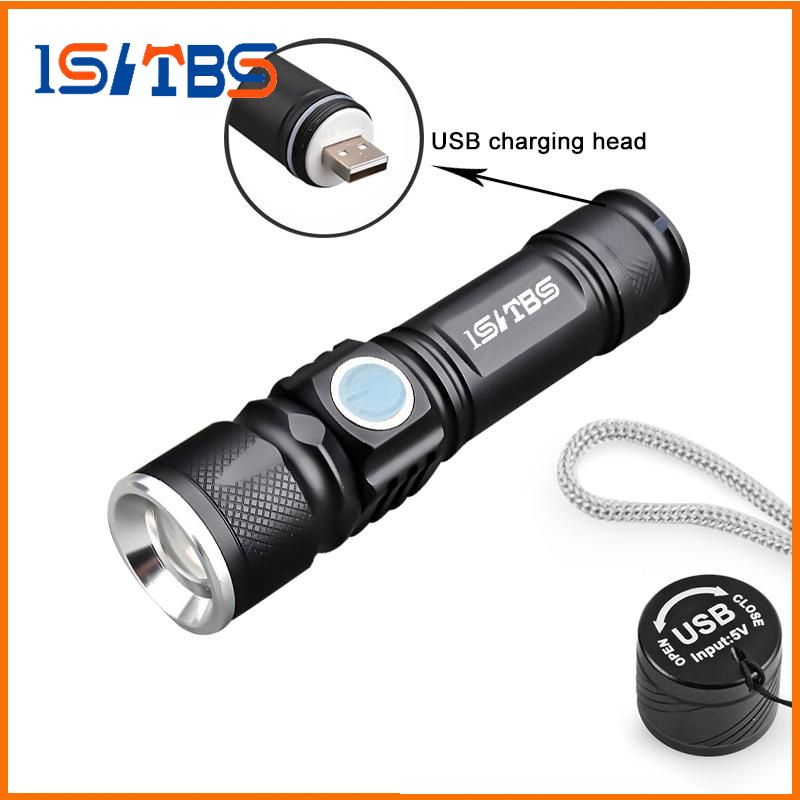 2020 USB Handy LED Torch Usb Flash Light Pocket LED Rechargeable ...