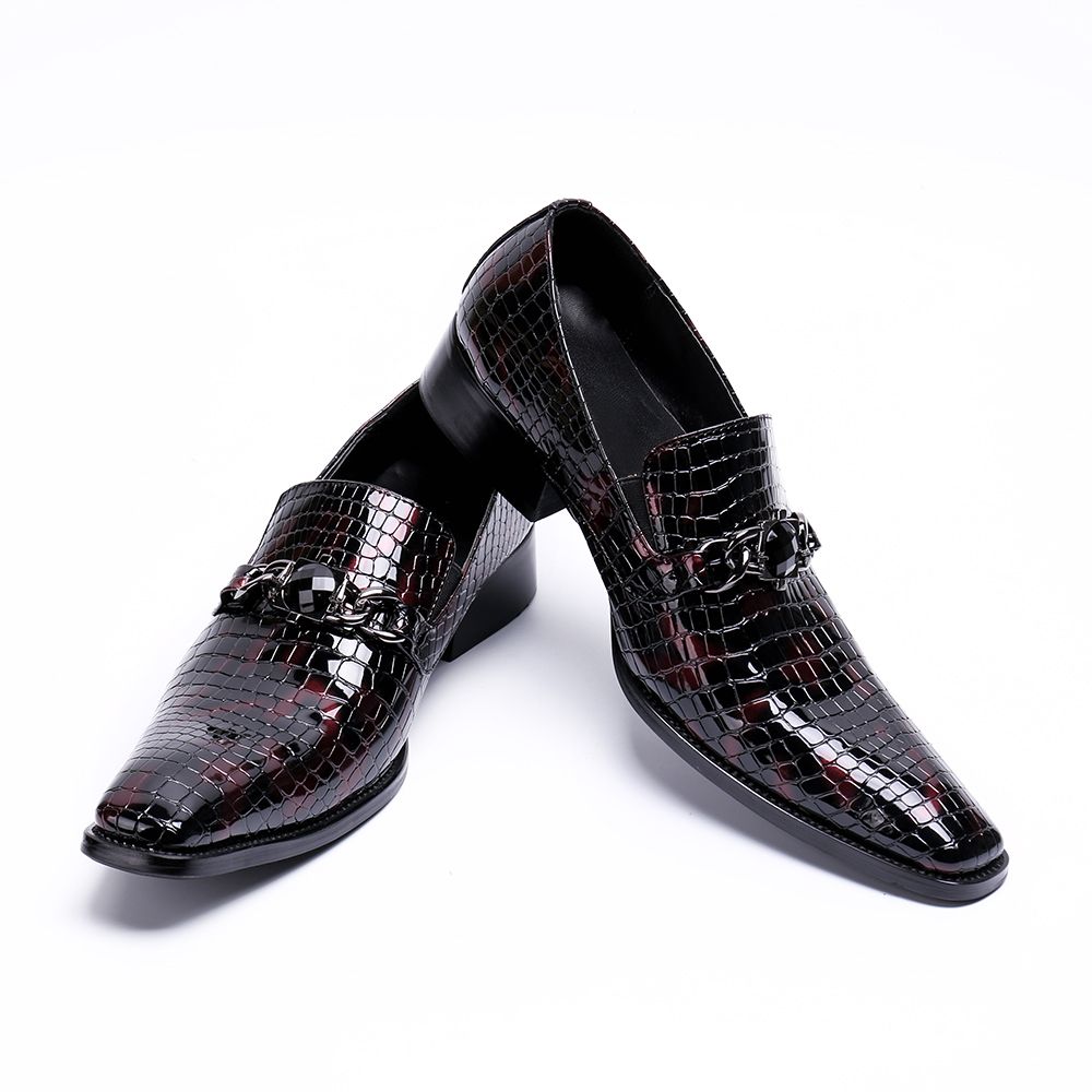 chaussure bout carre pour homme