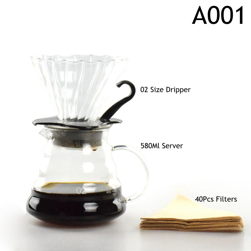 2020 2018 New Arrival Eco Friendly V60 Drip Sets 580ml Heatproof Coffee Server Kettle Filters Hot Sale From Hjh1010 49 45 Dhgate Com