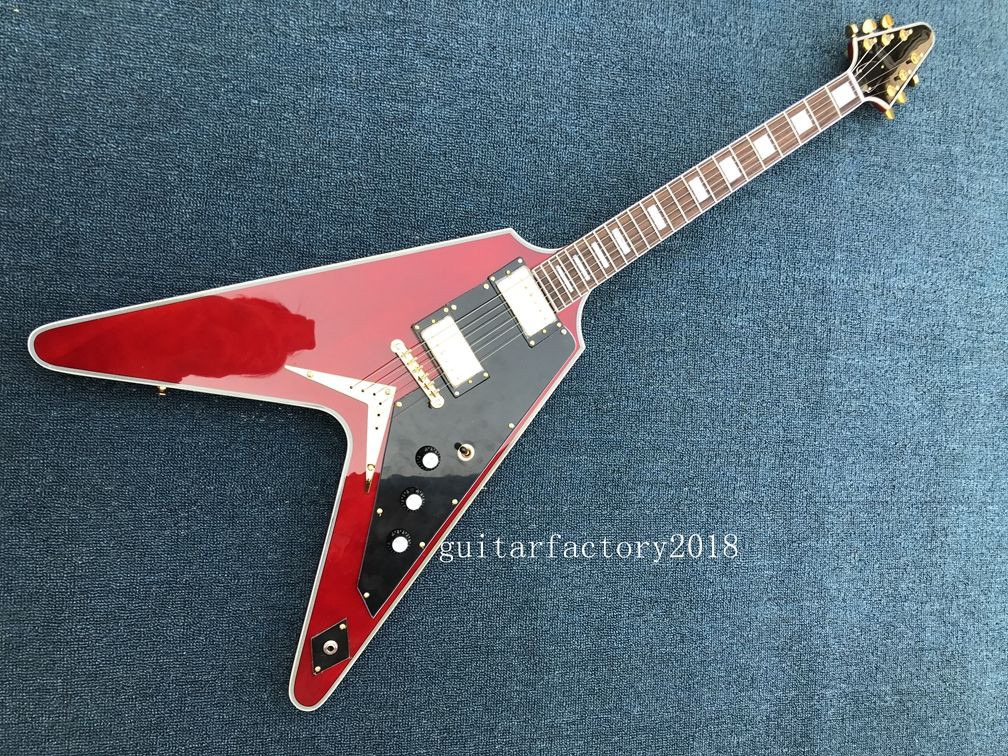 White Trans Black Gold Red Hardware Block Guitar 2019 Electric Custom Bridge V Body String MOP Pickguard Flying ... Thru Canada From Inlay Gold Flying Pickguard String 2019 Body Bridge Black Custom Thru Guitar V Electric Trans MOP Inlay ... Block Canada Red Hardware From White