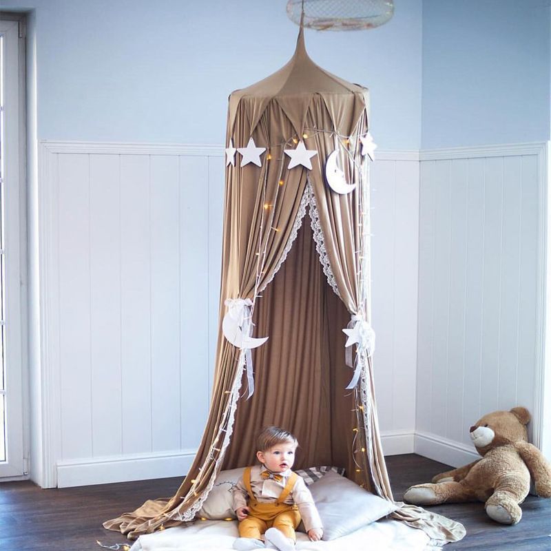Ins New Explosion Door Type Tent Cotton Triangle Mosquito Net Kids