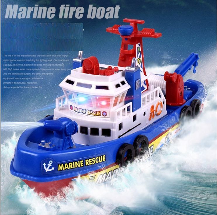 fire rescue boat toy