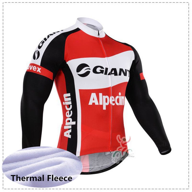Acquistare GIANT Uomini Squadra Ciclismo Inverno Termica Pile Maglia Manica  Lunga Giacca Bicicletta Maillot Bike Mtb Ropa Ciclismo Ciclo Abbigliamento  1615 L Economico | Consegna Veloce E Qualità | It.Dhgate