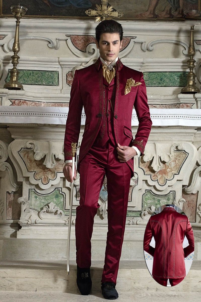 high neck suit design