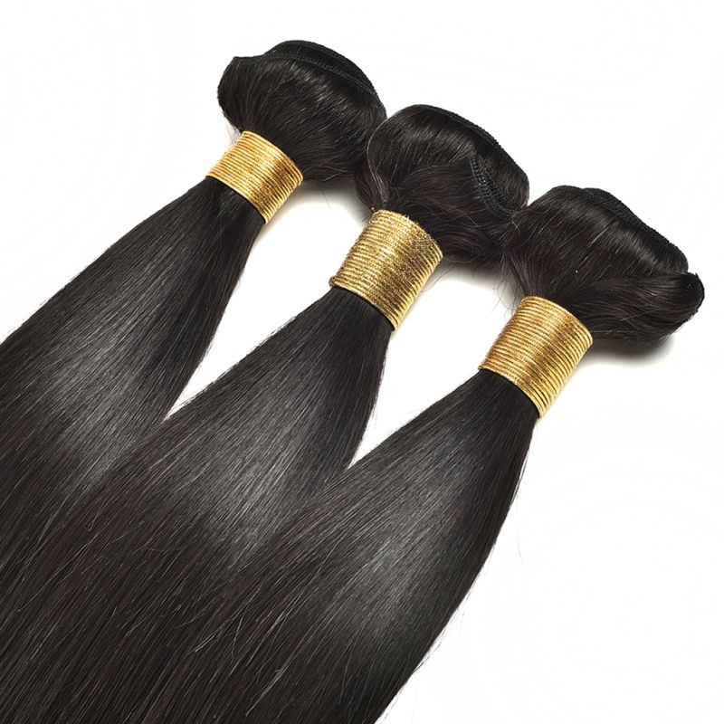 Yirubeauty Brésilien Vierge de Cheveux Humains Péruvien Indien Malaisien Cheveux Raides 1 PièceExtensions de Cheveux Un Bundle Double Trames