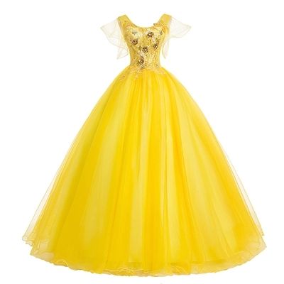 Acquistare Freeship Giallo Flare Sleeev Fata Principessa Abito Lungo Abito  Medievale Cartoon Principessa Medievale Rinascimentale Abito Regina Cosplay  Vestito Victoria Economico | Consegna Veloce E Qualità | DHgate Italy