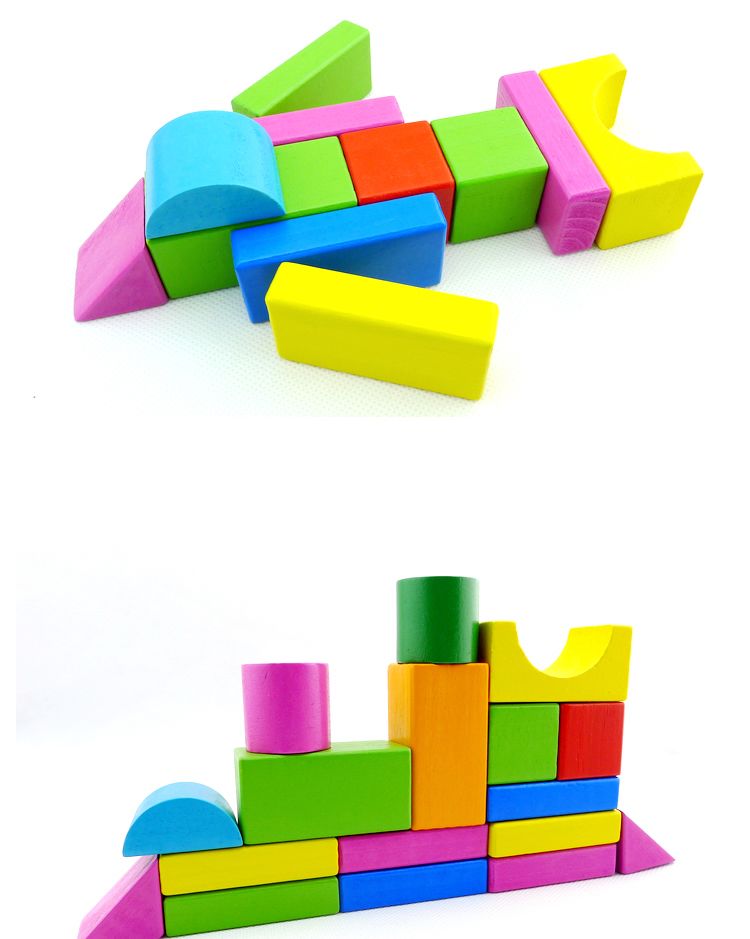 Wood Blocks Baby Toys 1 6 Years Old Girl Or Boy Toys Blocks Bricks For