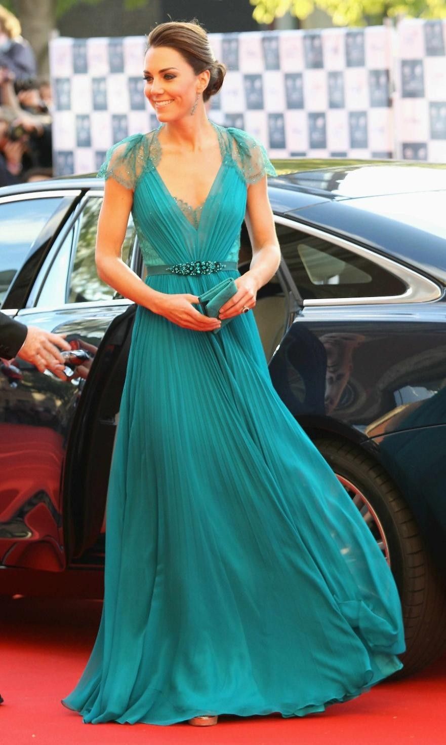 jenny packham green dress