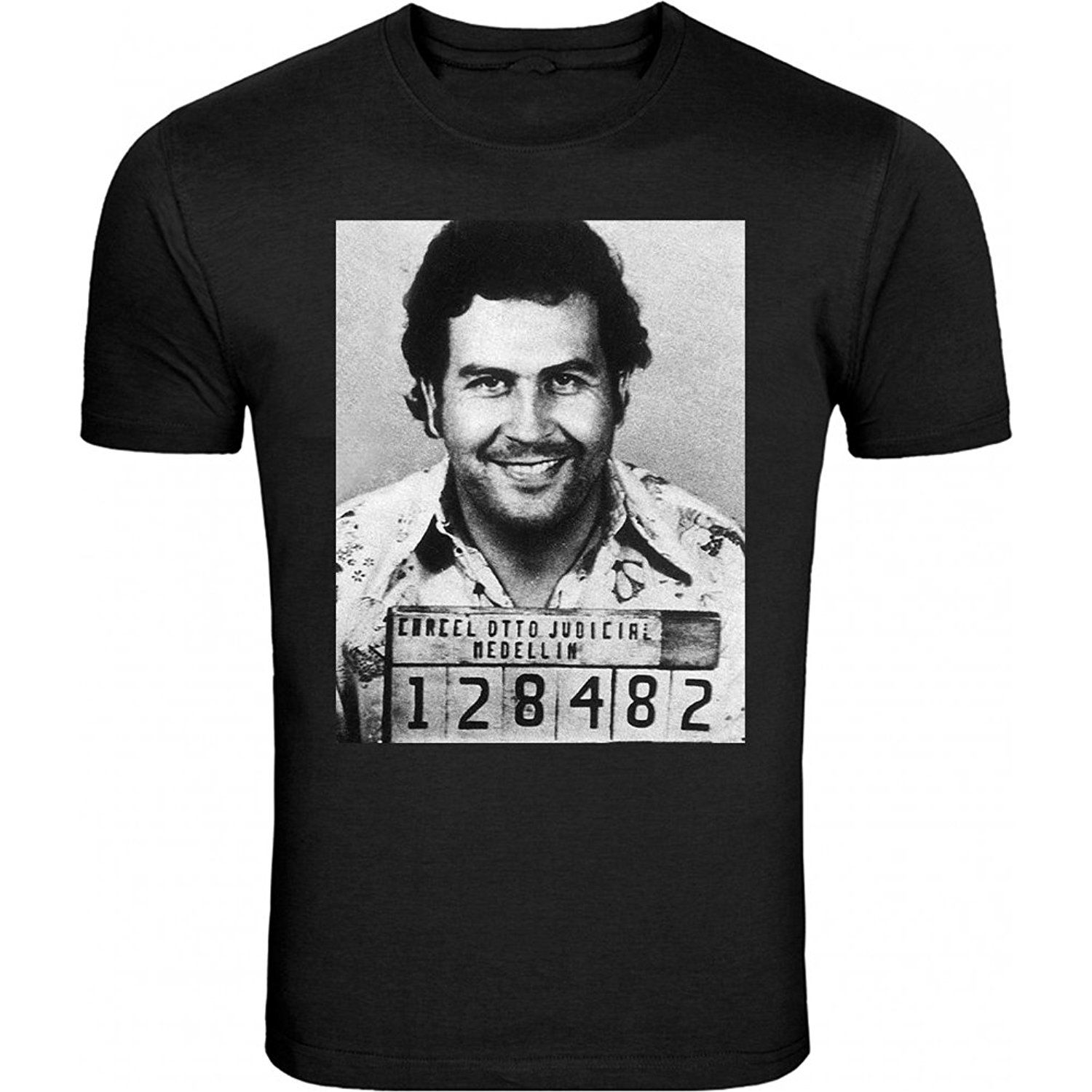 Camisetas locas Pablo Escobar Plug Tee Plata Columbian Descuento por mayor Lord Medellin Camiseta