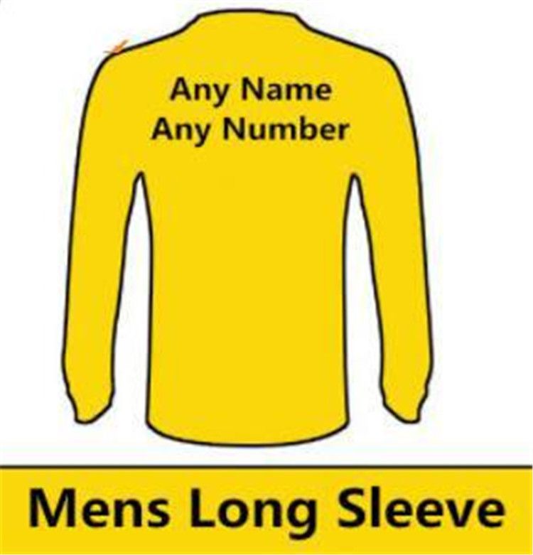 Long sleeves any name number