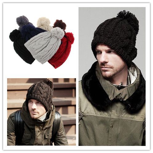 mens knit ski hats
