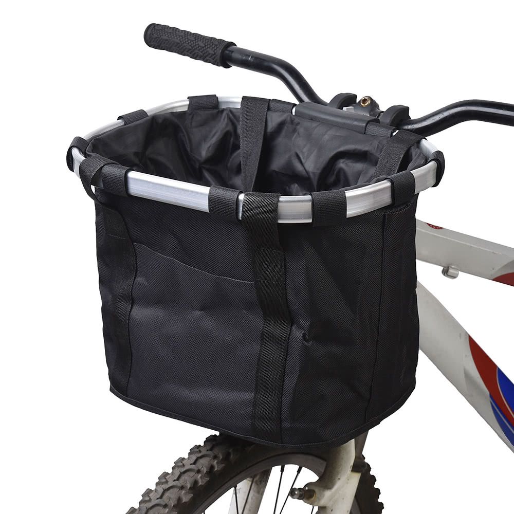 canvas bike basket