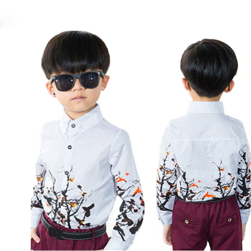 Acheter Fleur Garçons Blouse Chemises Enfants Manches Longues Printemps Automne Vêtements Enfants Bébé Fête Robes De Mariée Blouses Chemises S24 De 16,67 € Du Indusrain | DHgate.Com