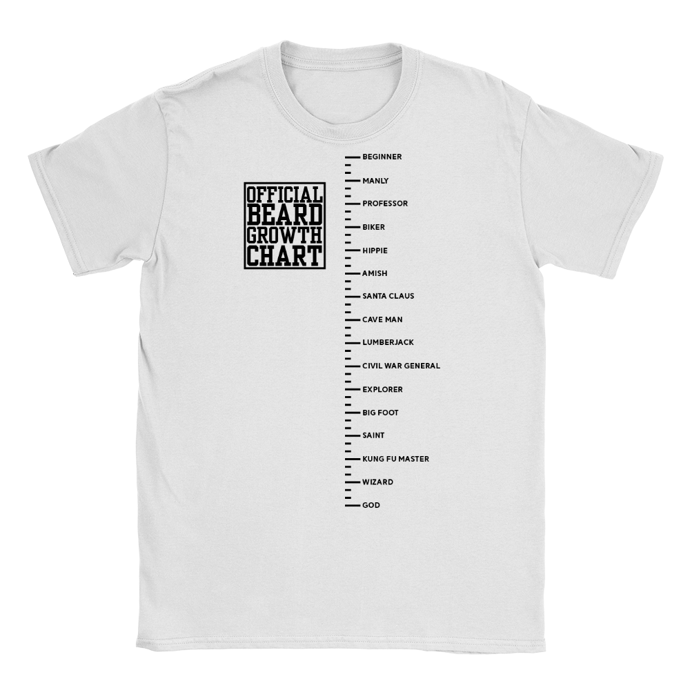 Beard Chart T Shirt