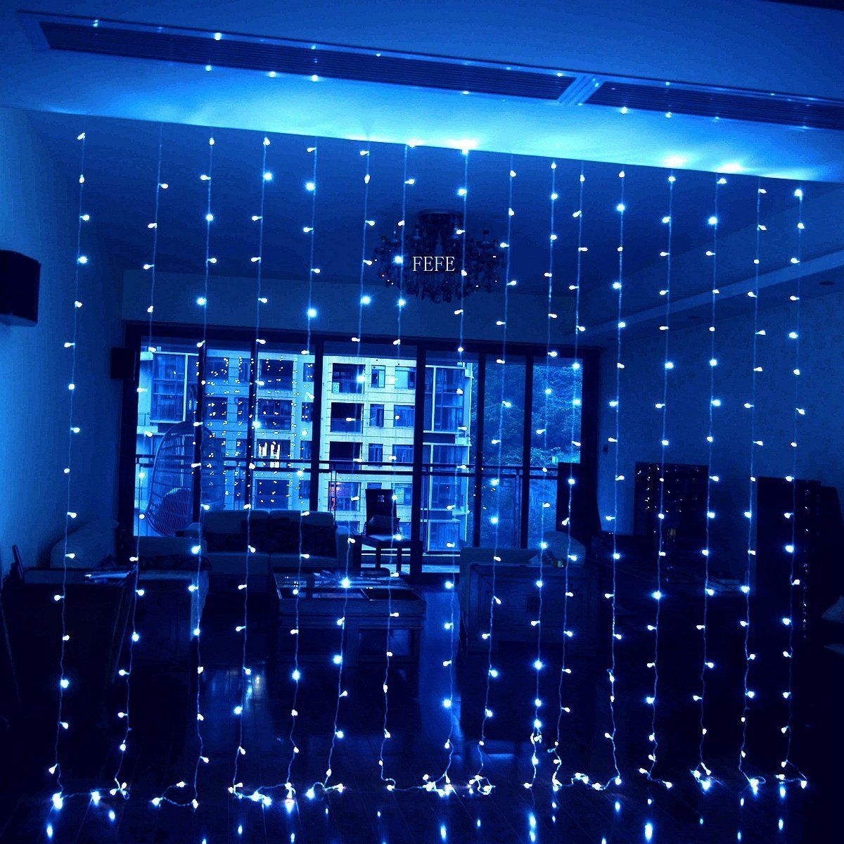 Wholesale Led Curtain Light 6x4m 768 Leds Icicle String Lights 8