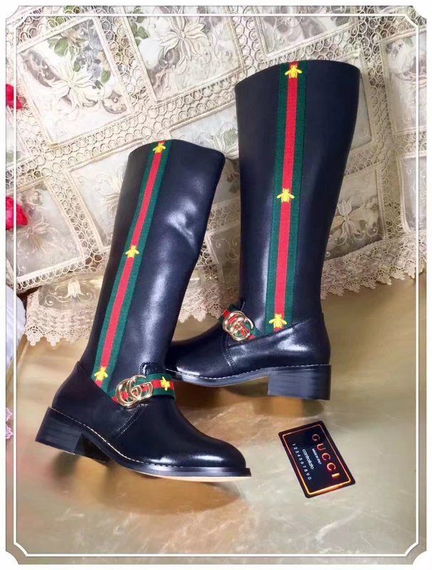 Eu Stivali In Pelle Gucci Stivali Alti Gucci