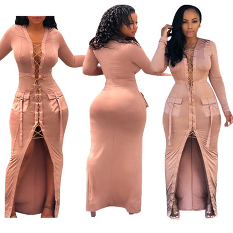 Acquistare Le Donne Vestono Autunno Inverno Nuovo Cinghie Nude Spacco  Vestito Sexy Vestito Cinturino Abiti Aderenti Moda 810 Night Club  Abbigliamento Partito Economico | Consegna Veloce E Qualità | DHgate Italy