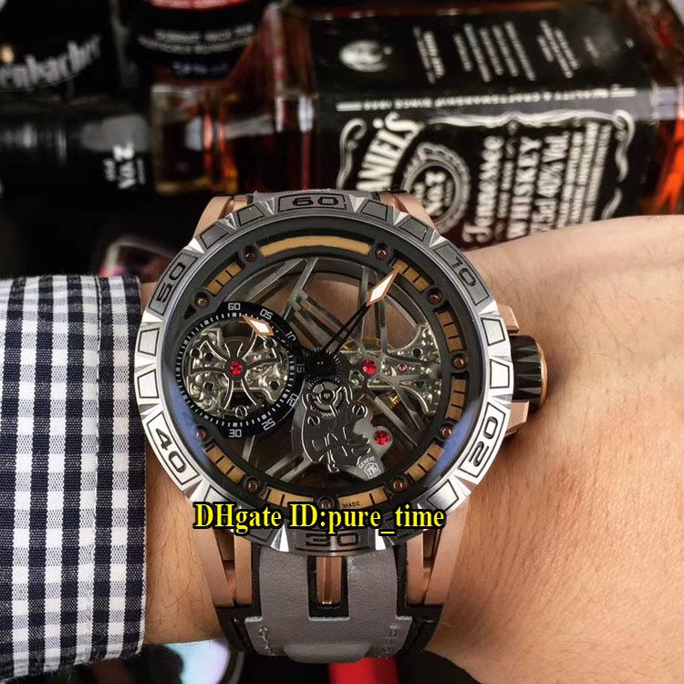 Acquistare A Buon Mercato Nuovo Excalibur Spider 46mm RDDBEX0479 Quadrante  Scheletro Tourbillon Automatico A Carica Automatica Orologio Da Uomo In  Pelle / Cinturino In Gomma Orologi Sportivi Economico | Consegna Veloce E